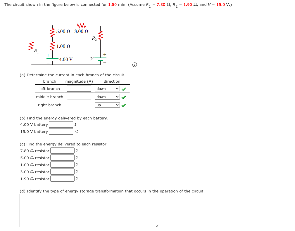 Solved The circuit shown in the figure below is connected | Chegg.com