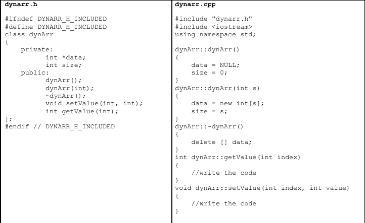 Array Of Template Class C