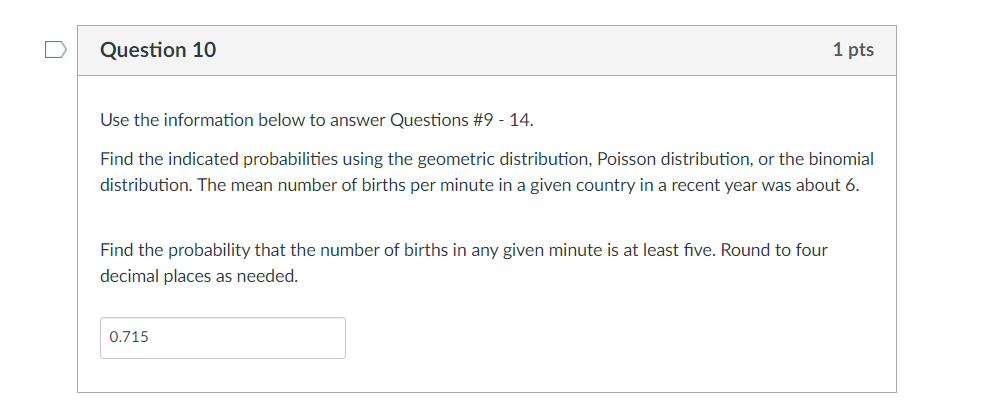 Solved Question 15 1 pts Use the information below to answer | Chegg.com