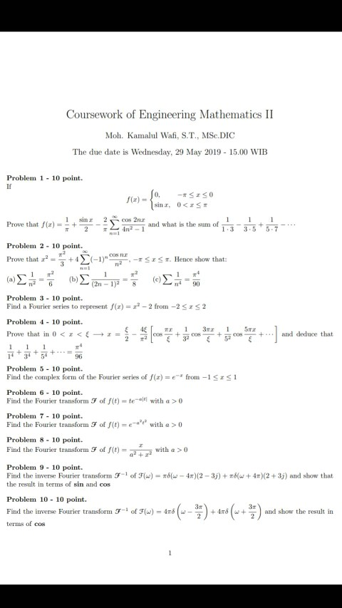 engineering mathematics 2 solved problems