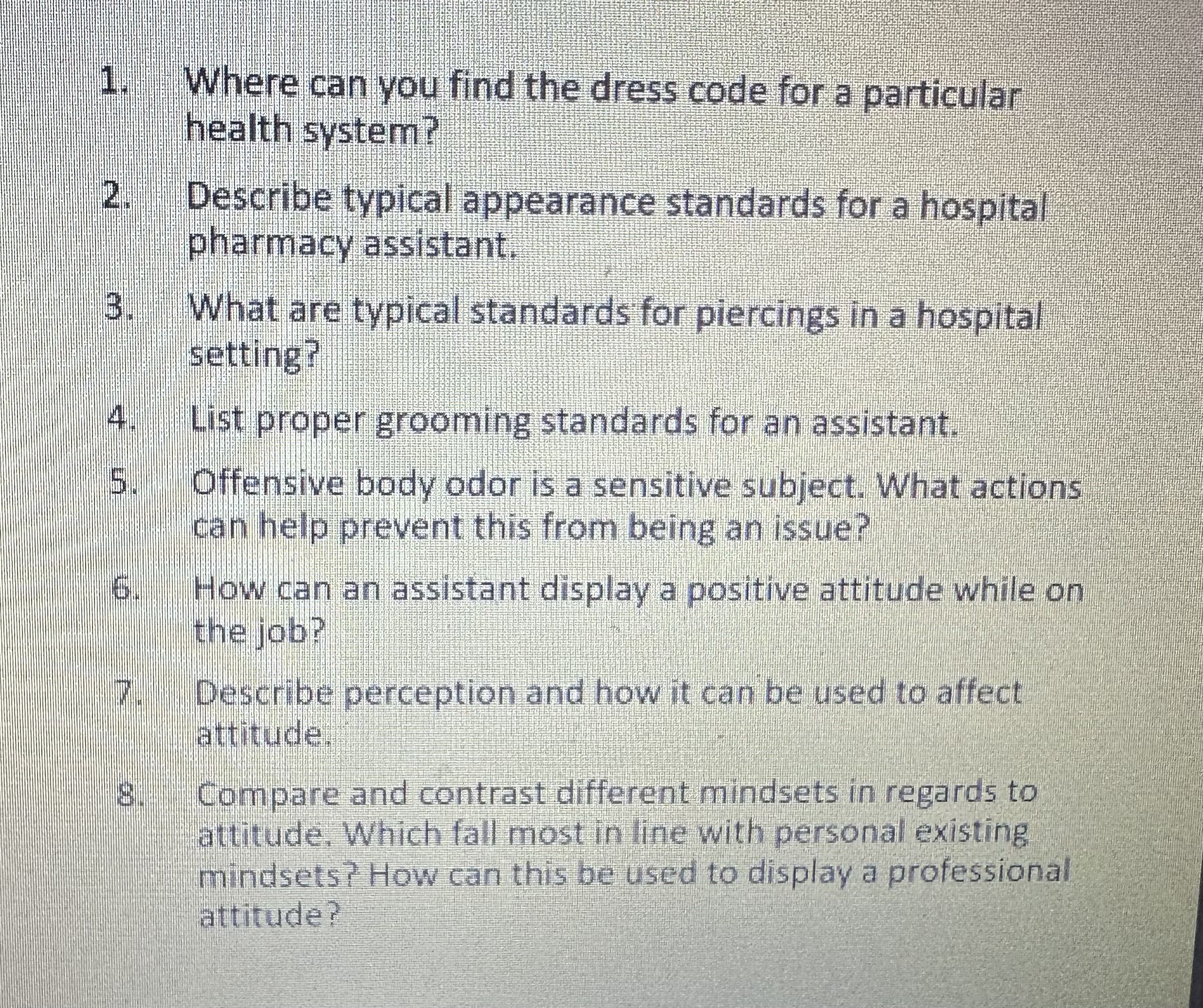 A descriptive survey assessing patients' preference of doctors' attire in  the hospital setting | RCP Journals