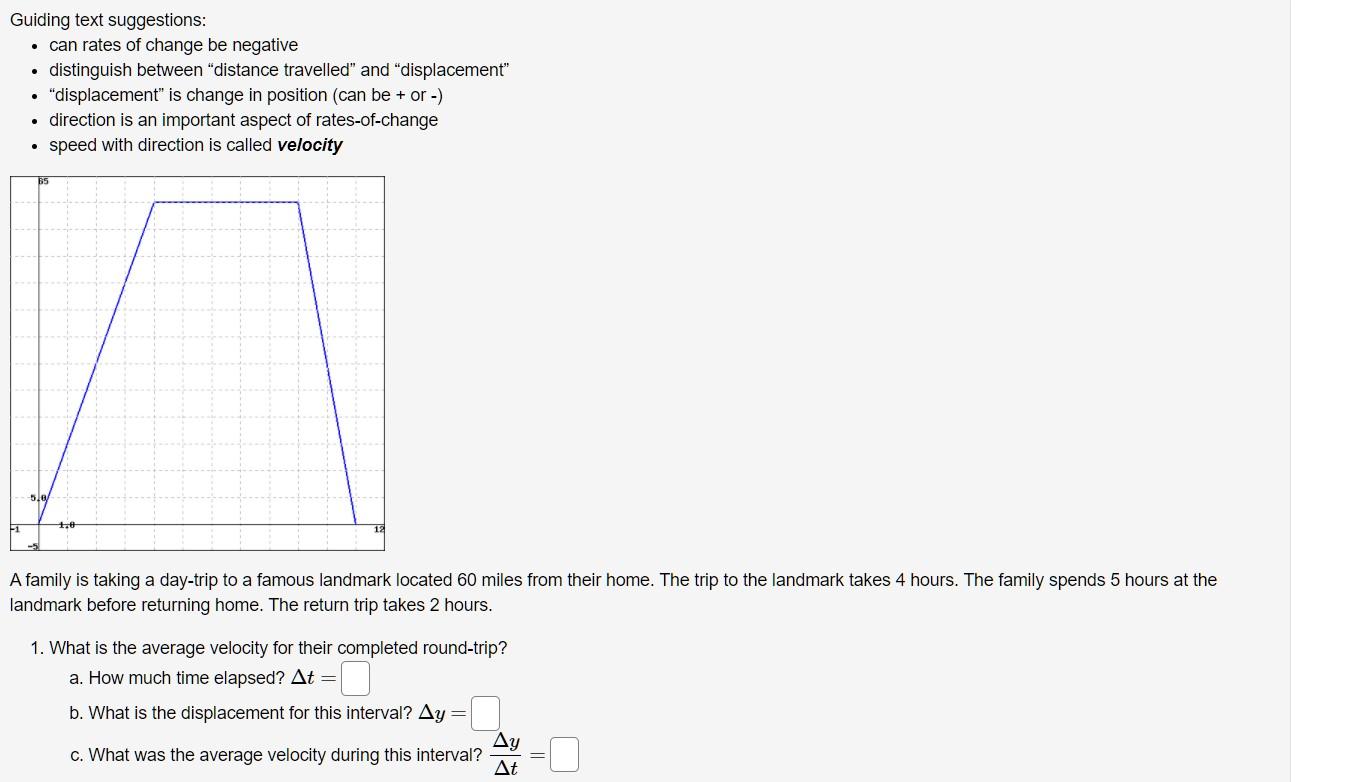 Solved Guiding Text Suggestions Can Rates Of Change Be Chegg