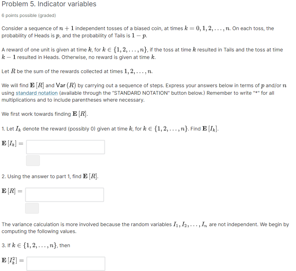 Solved Problem 5. Indicator variables 6 points possible | Chegg.com