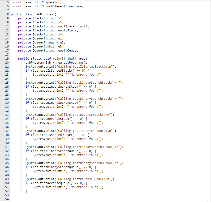Solved Inspect the filesInspect the Queue.java and | Chegg.com