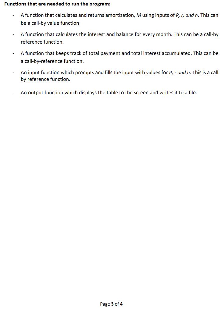 Solved Objective: Functions, math and file stream modules, | Chegg.com