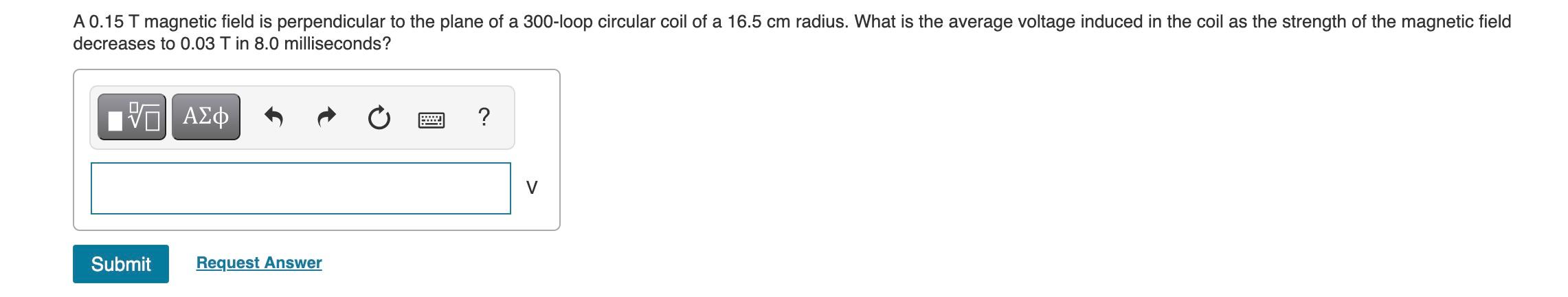 Solved A 0.15 T magnetic field is perpendicular to the plane | Chegg.com