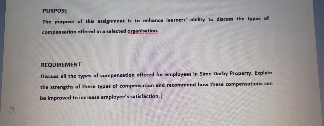 Solved PURPOSE The purpose of this assignment is to enhance | Chegg.com