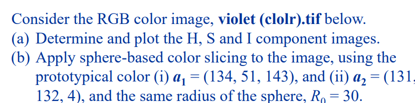 how to write matlab code for spherical color slicing | Chegg.com