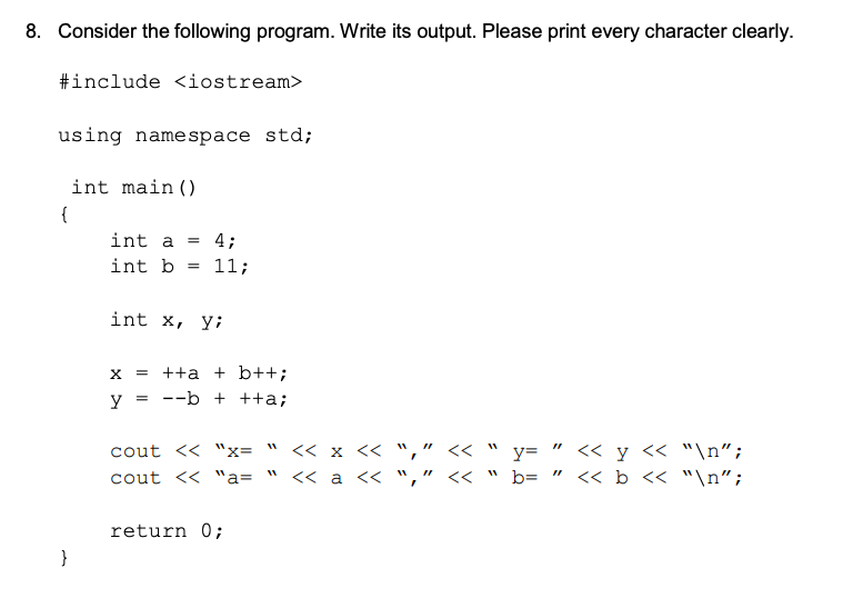 Solved /* This is a C++ program. This question is supposed | Chegg.com