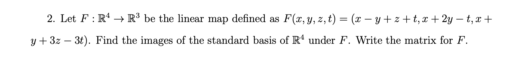 Solved LetF :R4 | Chegg.com