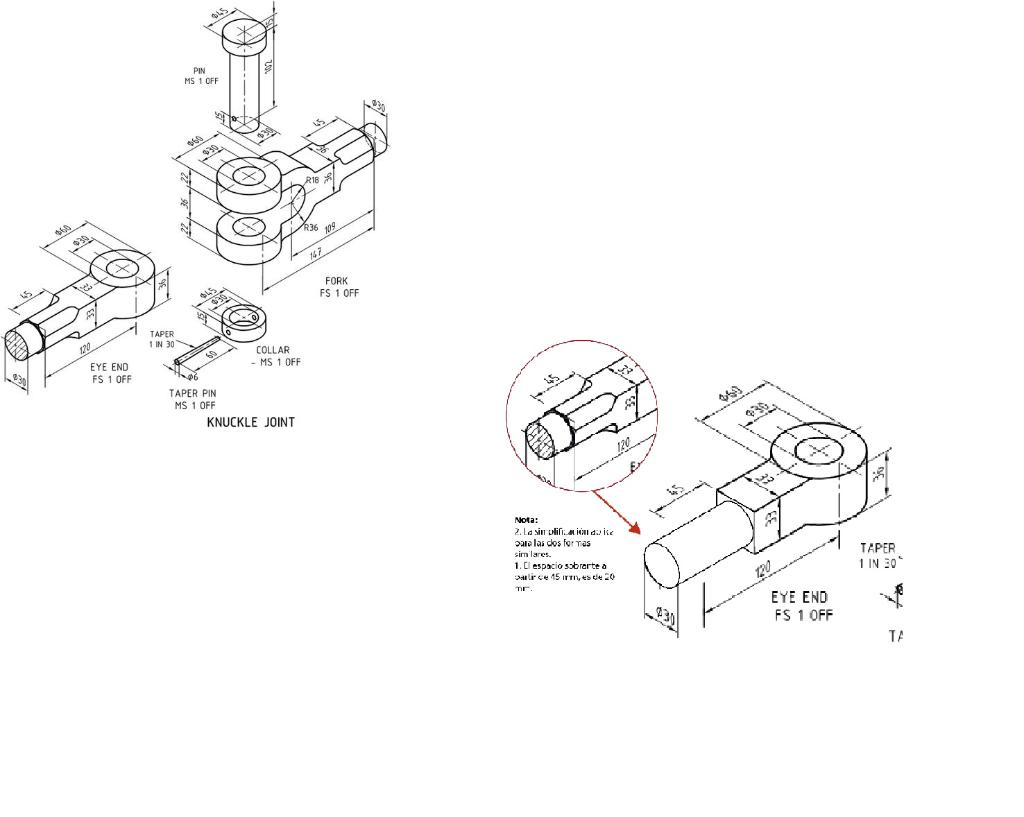 Solved From Figure 1, Solve For The Isometric Projection Of | Chegg.com