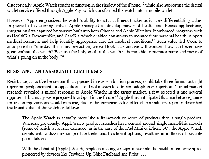 apple watch research paper