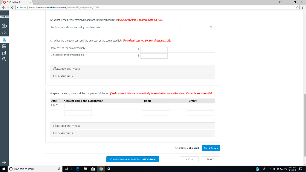 Solved Please help me fill out the empty boxes accordingly. | Chegg.com