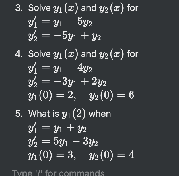 Solved If you can do questions 4, 5. I am studying for | Chegg.com