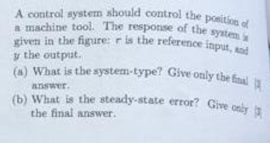 Solved A control system should control the praition of B | Chegg.com