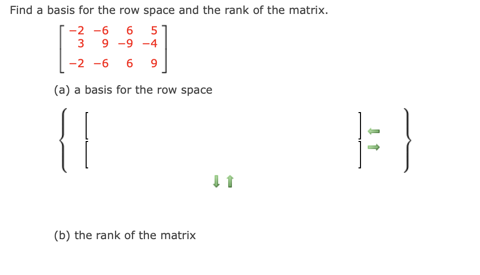 Solved Find a basis for the row space and the rank of the | Chegg.com