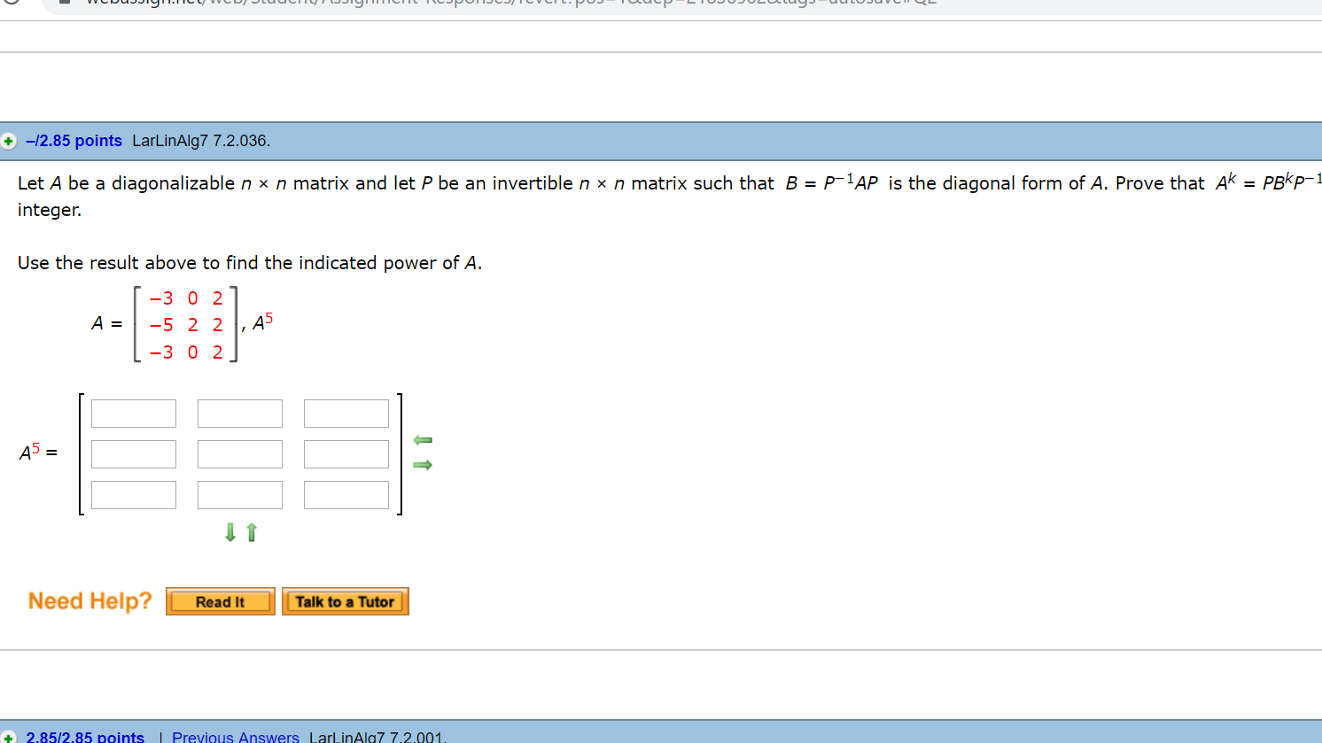 Solved Find A Basis B For The Domain Of T Such That The | Chegg.com