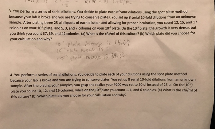 solved-3-you-perform-a-series-of-serial-dilutions-you-chegg