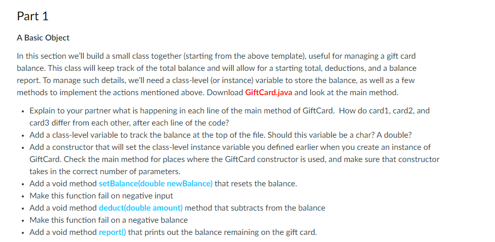 Solved Language In Java. This Is The Skeleton | Chegg.com