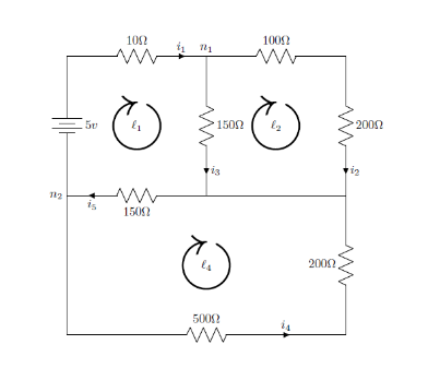 Solved Perform mesh analysis on this circuit to produce a | Chegg.com