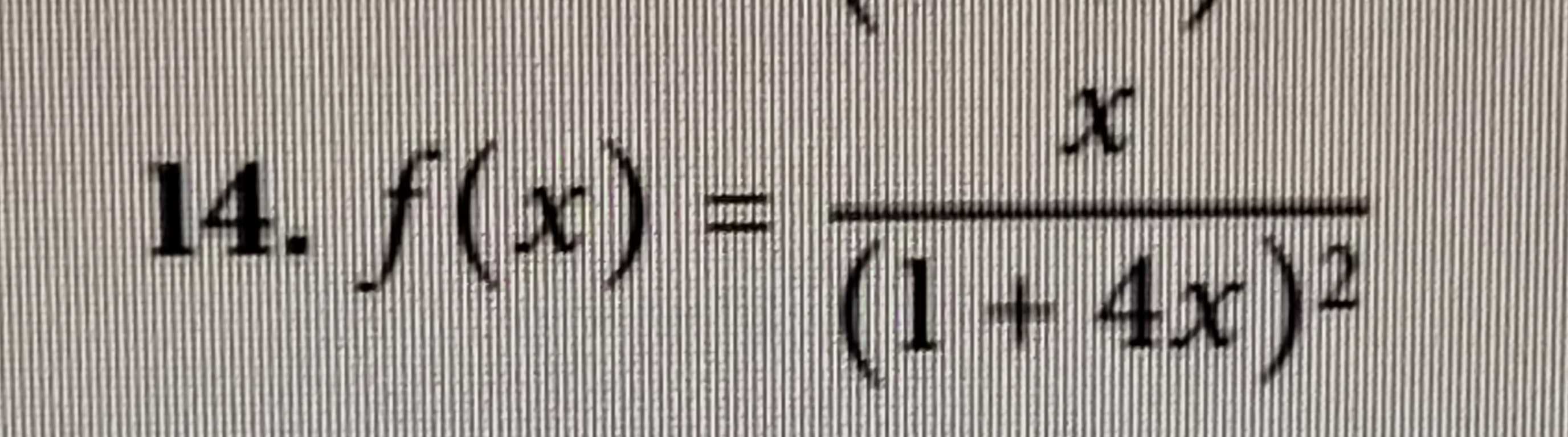 differentiation of 1 by x power 4