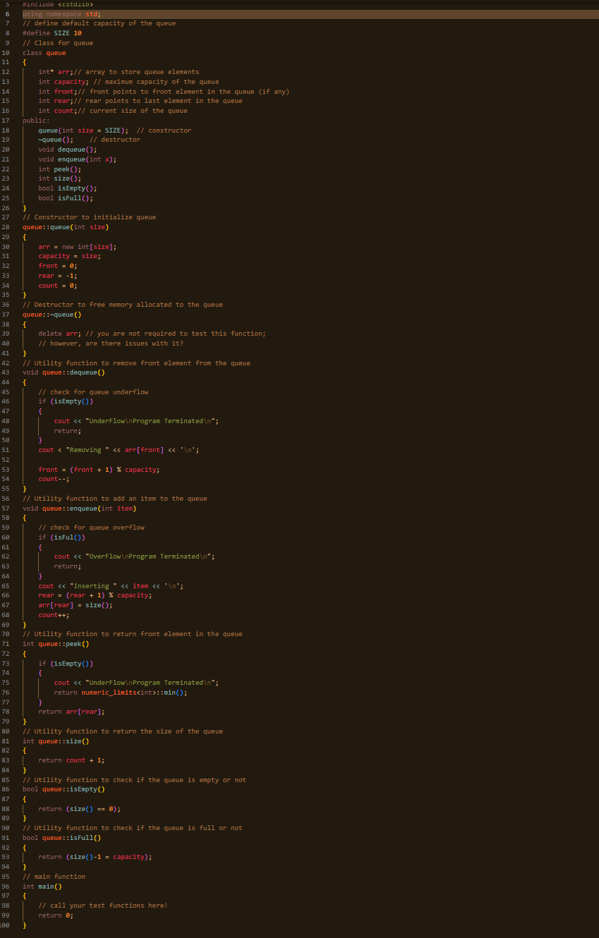 NOTES: ***** Above is the code im working with and | Chegg.com