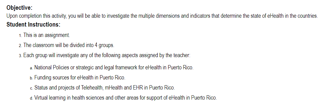 Solved Objective: Upon completion this activity, you will be | Chegg.com