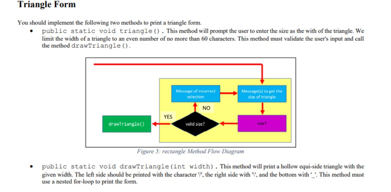 Solved Please help me create triangles in Java. I have