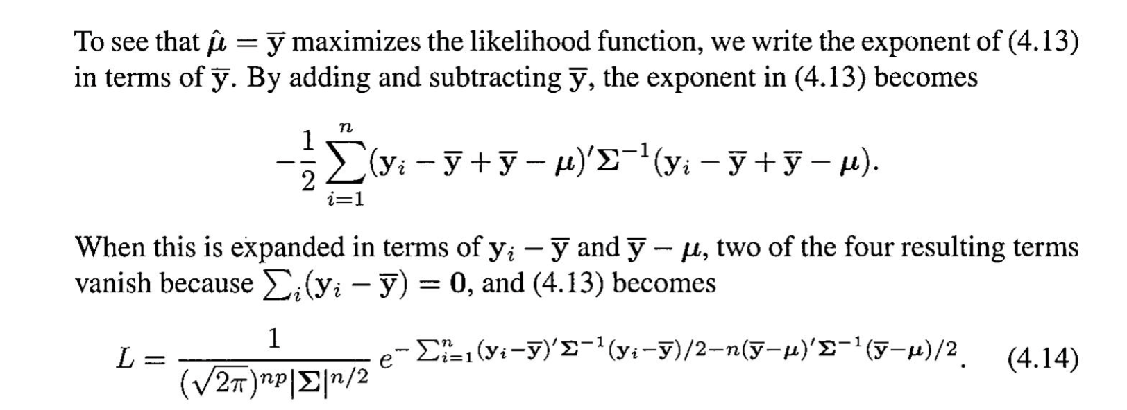 4.3 Show That The Form Of The Likelihood Function In | Chegg.com