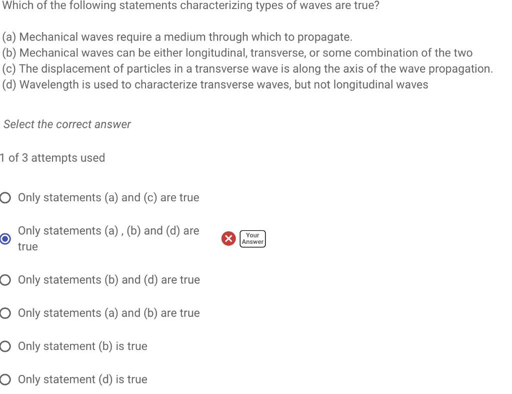 Solved Which Of The Following Statements Characterizing | Chegg.com