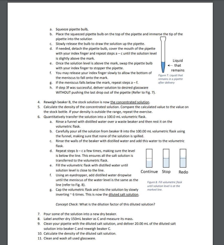 Solved Chemistry 1110 Review of Techniques INTRODUCTION In | Chegg.com