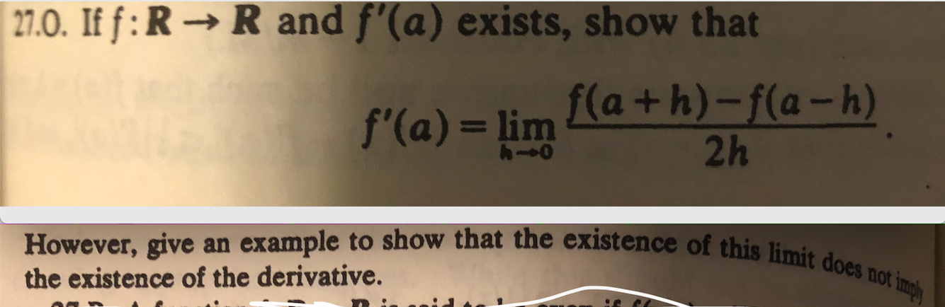 Solved However, give an example to show that the existence | Chegg.com