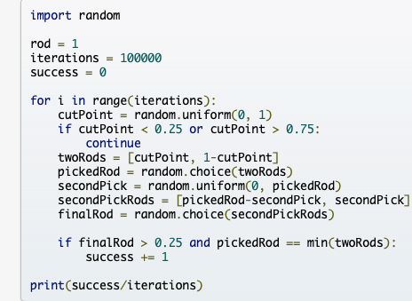 Solved Exercise 1.9. We break a stick at a uniformly chosen | Chegg.com