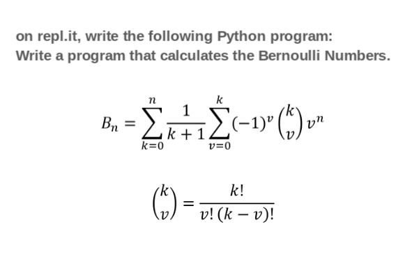 Solved on repl.it, write the following Python program: Write | Chegg.com