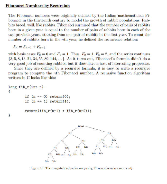 Solved Review the three use-cases of computing Fibonacci | Chegg.com