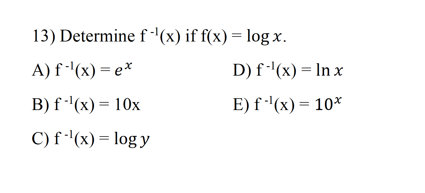 Solved 13 Determine F x If F x Log X A F x Ex Chegg solved-13-determine-f-x-if-f-x-log-x-a-f-x-ex-chegg