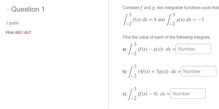 Solved Question1 Consider Fand G Two Integrable Functions