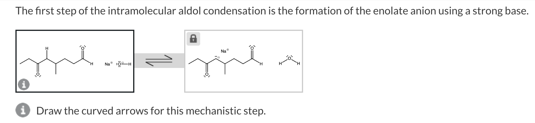 Draw the curved arrows for this mechanistic step.