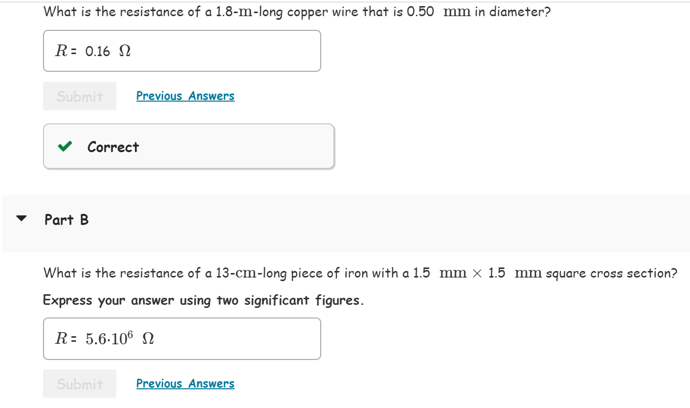 Solved The answer in the box of part B is not correct, | Chegg.com