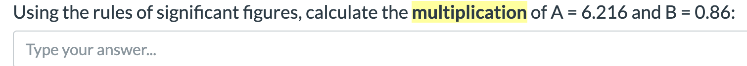 Solved Using The Rules Of Significant Figures, Calculate The | Chegg.com