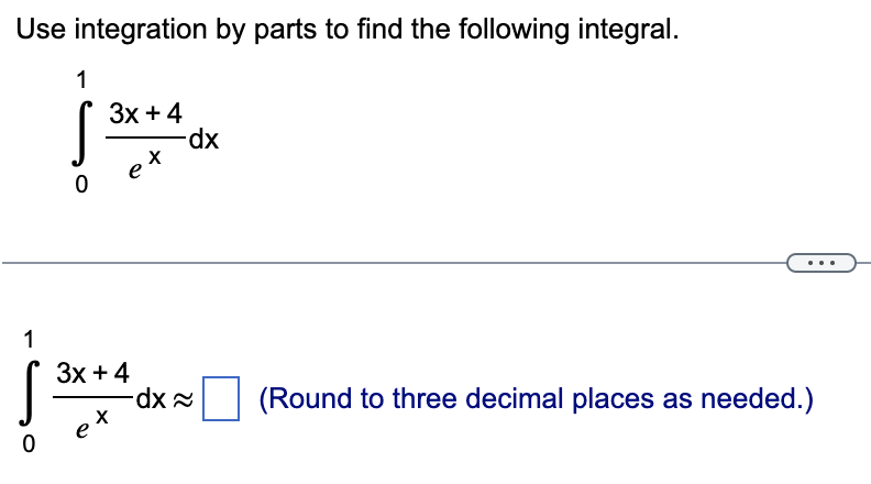 Solved Use Integration By Parts To Find The Following | Chegg.com