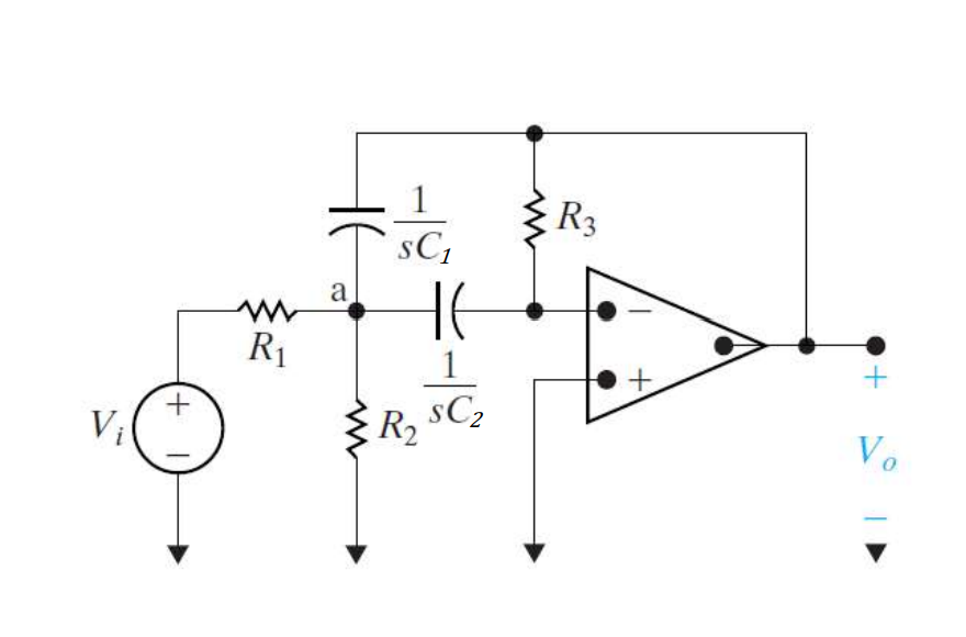 Solved I want to design a 2nd order active band pass filter | Chegg.com
