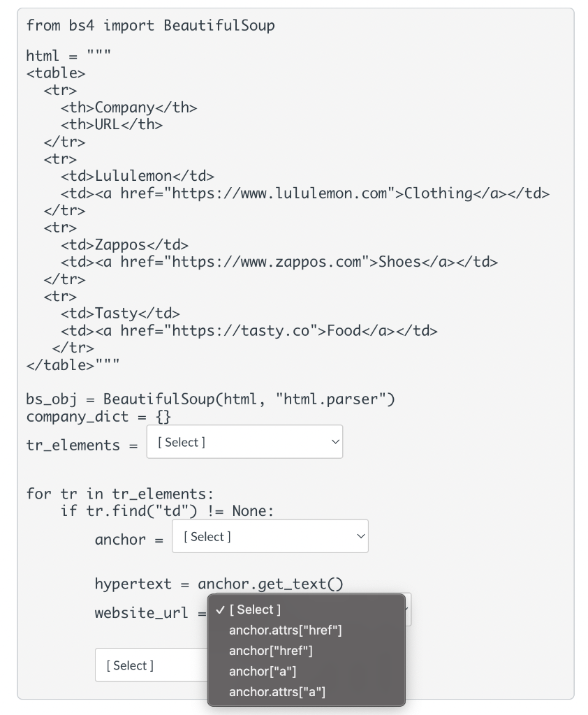 Solved Question 2 2 pts The following code snippet should | Chegg.com