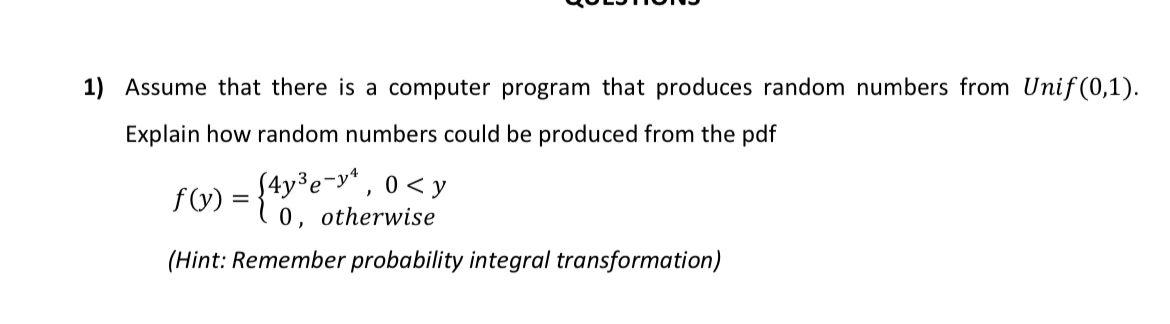 Solved 1) Assume that there is a computer program that | Chegg.com
