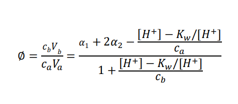 titration equation