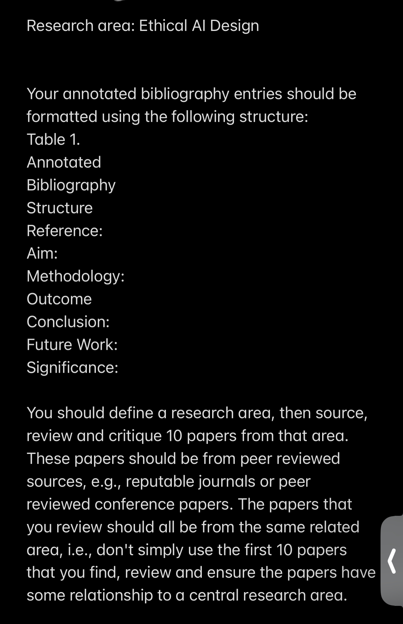 Solved Research Area: Ethical Al Design Your Annotated | Chegg.com