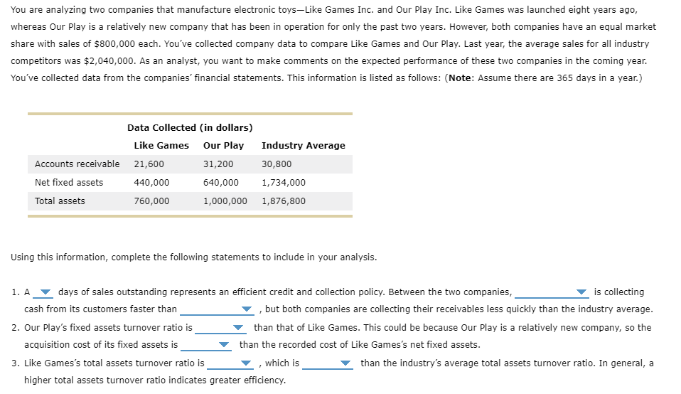 Solved Asset management ratios are used to measure how