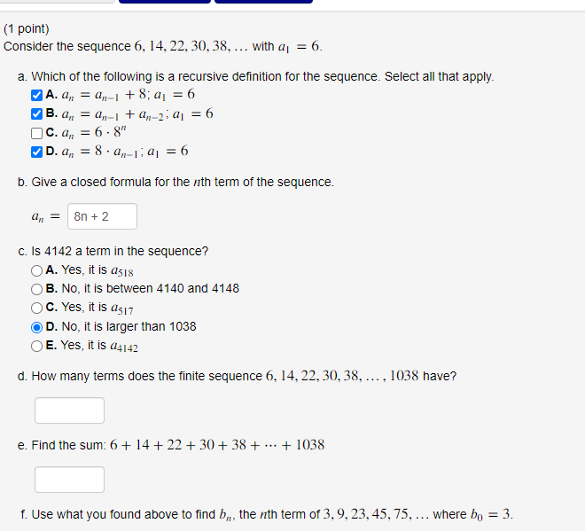 Solved for this question I need answer to just part C and | Chegg.com