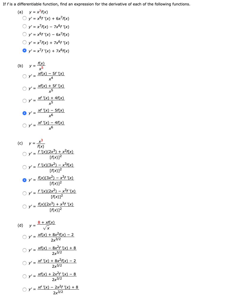 Solved If F Is A Differentiable Function Find An Express Chegg Com
