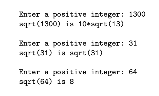 Solved (Reduce square root) Write a Java program that | Chegg.com